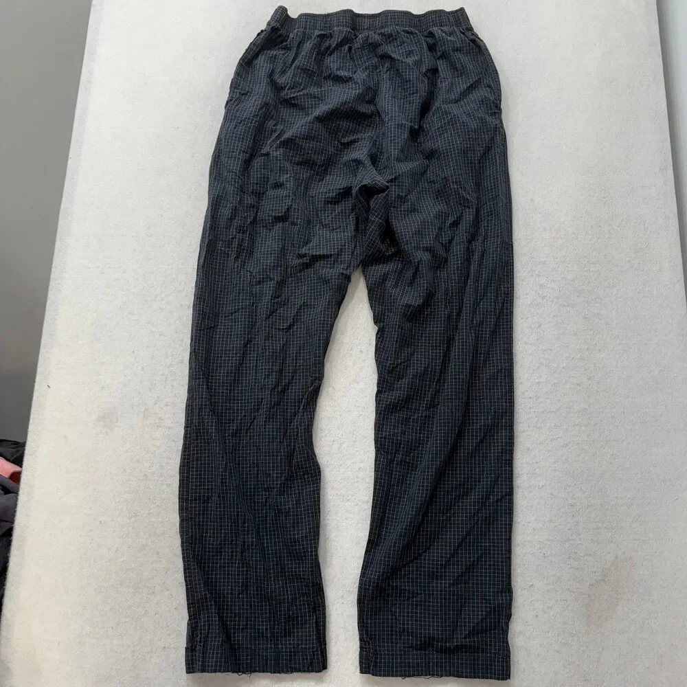 Polo Ralph Lauren Men's Black Plaid Soho Check Pajama Pants Sleepwear Size M